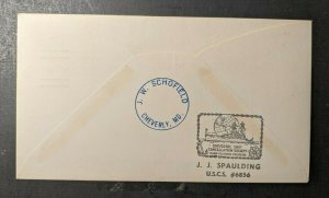 1945 US Navy Illustrated Day Lowry Cachet First Day Cover Annapolis MD