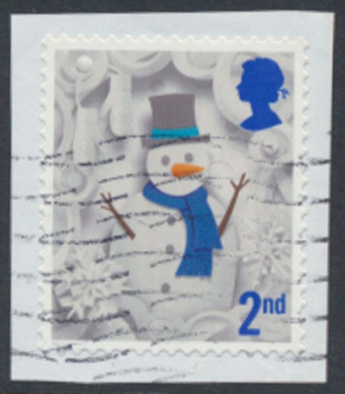 GB    SG 3903 Christmas 2016  on piece  see details scan