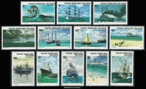 Cocos Islands Scott 20-31 Mint never hinged.