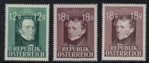 Austria 1947 Michel 801-801 with Shade - Composer/Author - MH