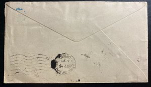 1900s Bolivia Postal Stationery Cover To Oruro