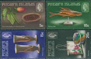 Pitcairn Islands 1968 SG88-91 Handicrafts set MNH