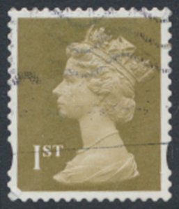 GB   1st Machin Gold  SG 1668  Used SC# MH300  see scans
