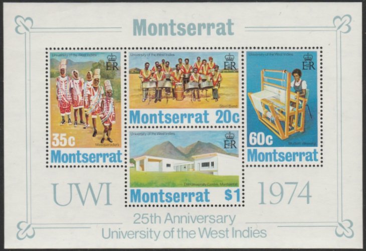 Montserrat #305a MNH Souvenir Sheet cv $4.50