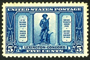 U.S. #619 MINT OG HR