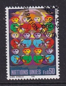 United Nations Geneva  #164  cancelled 1988  for a better world