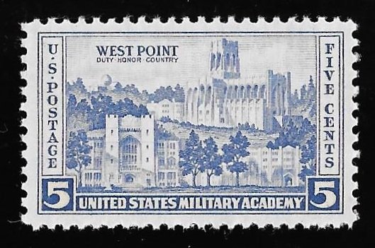 789 5 cents West Point Stamp mint OG NH EGRADED VF 80