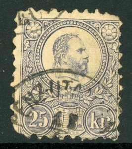 Hungary 1871 First Issues 35 Kr Violet Litho Scott #6 VFU G170 ⭐⭐⭐⭐⭐⭐