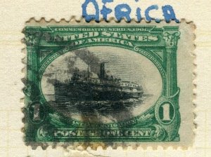 USA; 1901 early Pan US issue fine used 1c. value