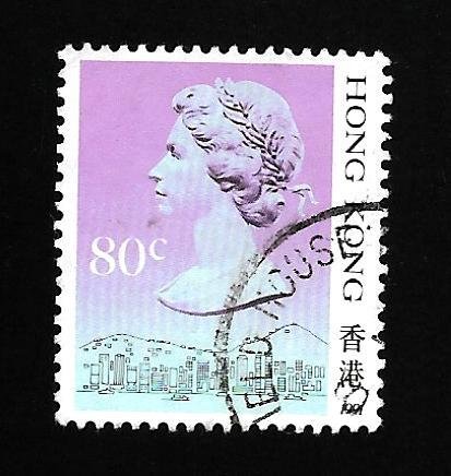 Hong Kong 1991 - U - Type 2 - Inscribed 1991 - Scott #495D *