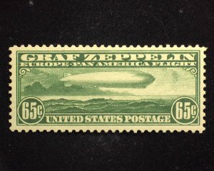 HS&C: Scott #C13 65c Graf Zeppelin Choice. Mint XF NH - US Stamp