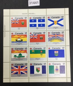 US STAMPS #17c FLAGSHEET CANADA MINT OG NH LOT #31441