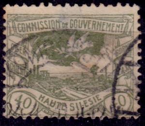 Upper Silesia, 1920, Haute Silesie Plebisite, 40pf, sc#23, used