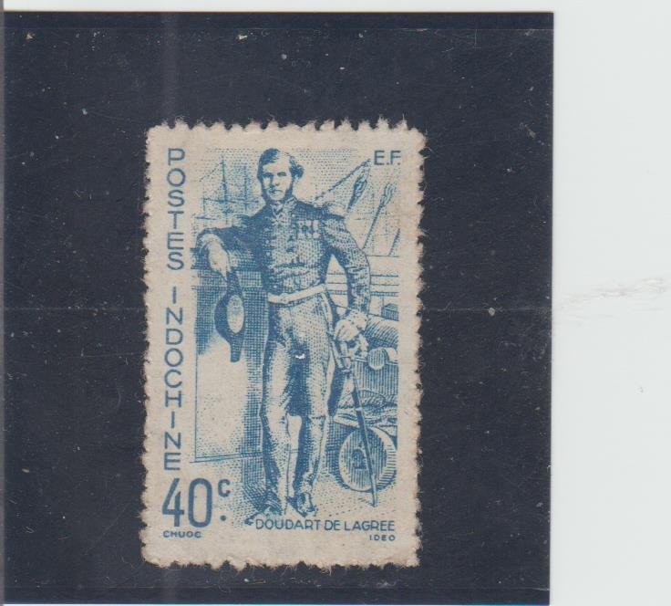 Indo-China  Scott#  261  Used  (1945 Doudart de Lagree)