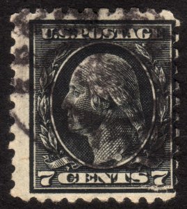 1914, US 7c, Washington, Used, Sc 430