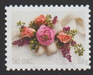 SC# 5458 - (70c) - Garden Corsage - Used Single Off Paper