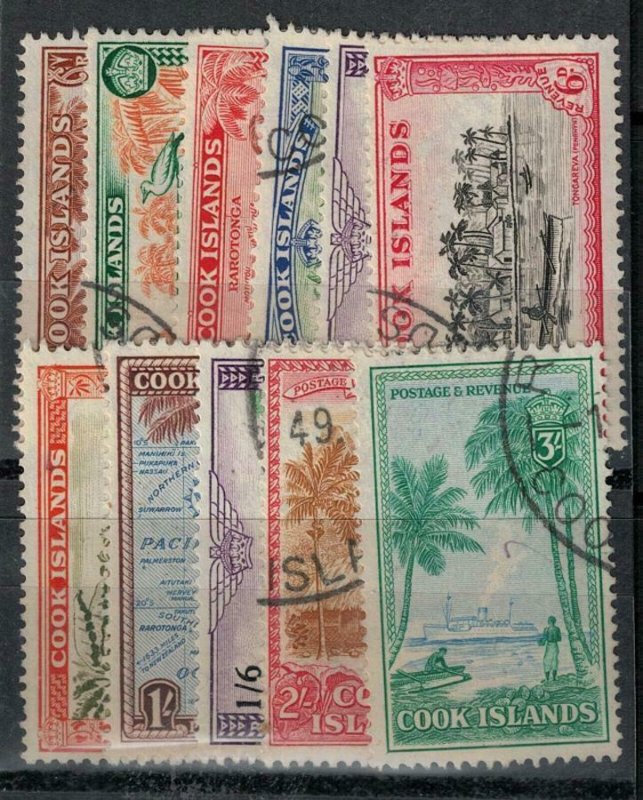 Cook Islands 1949 SC 131-140 Used Set 