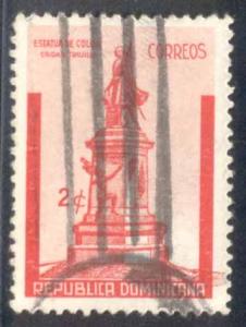 Dominican Republic ~ #367 ~ Statue of Columbus ~ Used