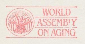 Meter cut United Nations New York 1983 World Assembly on Aging