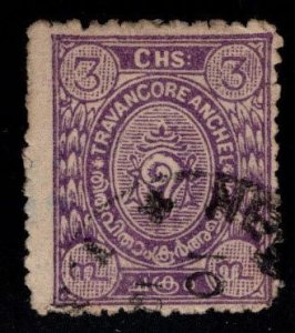 India - Feudatory state of Travancore Scott 14 Used