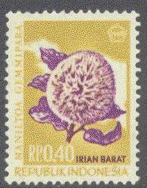 WEST IRIAN 43 MNH 1968 30a Flower