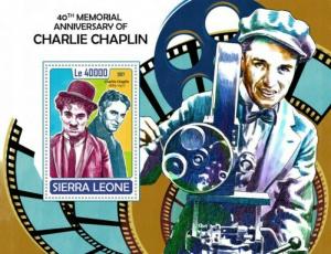 Sierra Leone - 2017 Charlie Chaplin - Stamp Souvenir Sheet SRL171008b