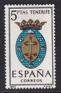 Spain   #1091  MNH  1965  Provincial Arms  5p  Tenerife