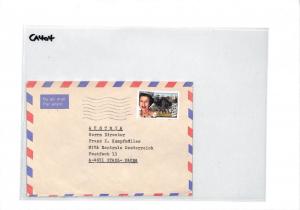 KENYA Air Mail Cover *Eldoret* Royalty MIVA MISSIONARY Austria c1993 CA404 