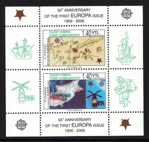 Turkish Republic of Northern Cyprus 607a Europa  Souvenir Sheet MNH VF