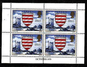 Jersey-Sc#140a- id3-unused NH booklet pane-Seymour Tower-1978-