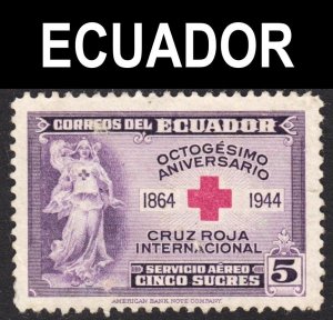 Ecuador Scott C133 VF unused no gum.  FREE...