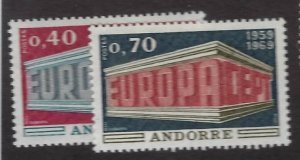 French Andorra SC#188-189 MNH VF SCV$18.50...Take a Look!