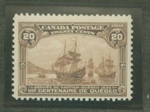 Canada #103 Unused Single