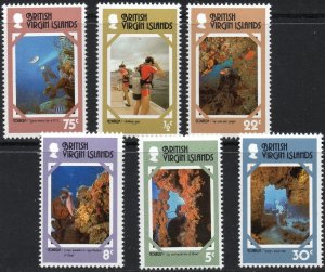 Thematic stamps BR.VIRGIN IS 1978 TOURISM 374/9 (5c & 8c inv wmk) mint