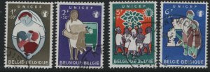 BELGIUM  B673-B677  USED SHORT SET