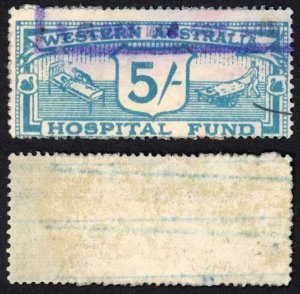 Western Australia 5/- Turquoise Hospital Fund BF11