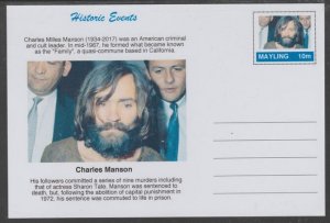 MAYLING, Fantasy - Charles Manson - Postal Stationery Card...