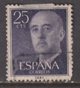 Spain 818 General Francisco Franco 1954