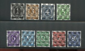 GERMANY ALLIED ZONE GROUP NUMERALS Mi #I-IIDD MINT NEVER HINGED MICHEL 2200e