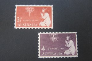 Australia 1957 Sc 306-7 set MNH