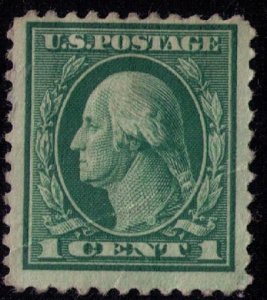 ​US Sc #498 Used Washington CREASED CENTER 1c F-VF