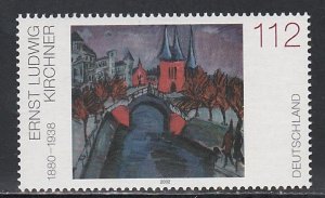 Germany # 2177, Painting by Kirchner, Mint NH, 1/2 Cat.