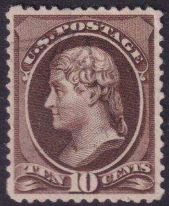 #209b Used, F-VF, Light cancel, light thin (CV $350 - ID46217) - Joseph Luft