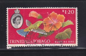 Trinidad and Tobago 101 U Flowers, Birds (B)