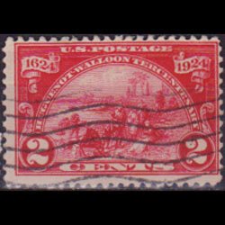 U.S.A. 1924 - Scott# 615 Fort Orange 2c Used