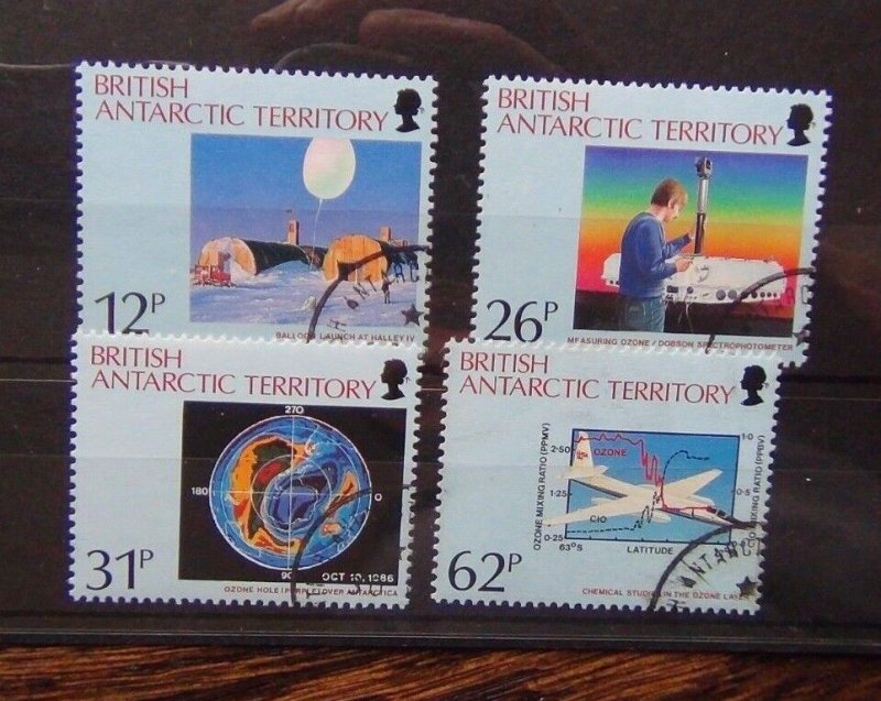 British Antarctic Territory 1991 Discovery of Antarctic Ozone Hole set Used