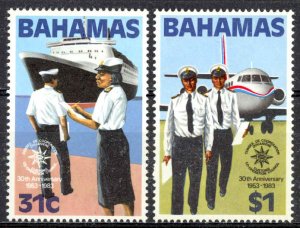 Bahamas Sc# 536-537 MNH 1983 Customs Cooperation Council 30th