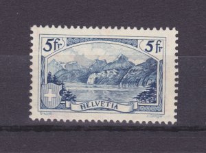 SWITZERLAND #206 mint hinged Five Francs
