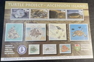 ASCENSION ISLAND # 754-MINT NEVER/HINGED--SOUVENIR SHEET--2000