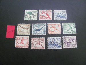 Germany 1936 USED SC B79-81, B82-89 SETS VF/XF 35 EUROS (208)